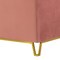 Armen Living Everest Blush Fabric Upholstered Sofa Accent Chair with Brushed Gold Legs LCEV1BLUSH - alternate 5